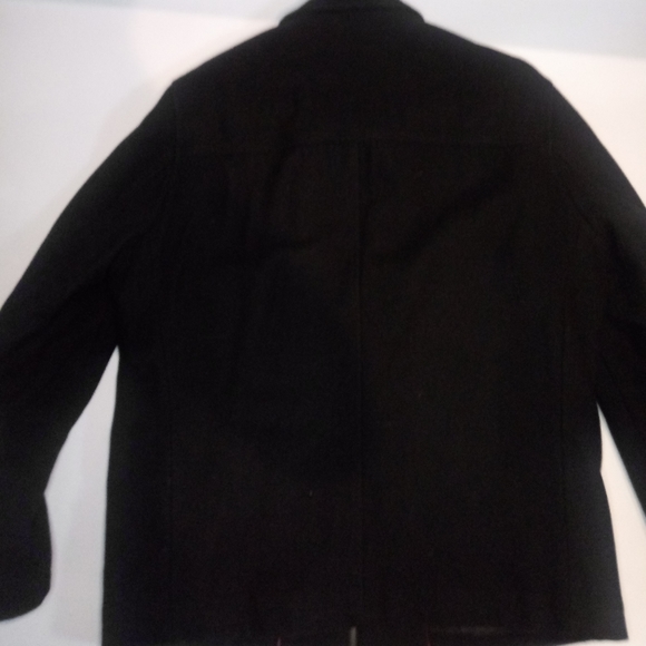 Tommy hilfiger black wool jacket mens size L - Picture 4 of 5